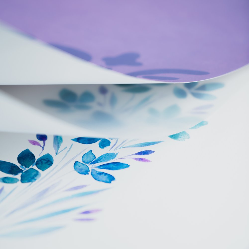 Create Tracing Paper over a floral painting