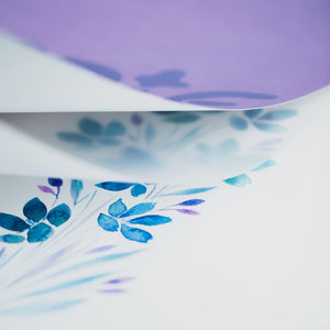 Create Tracing Paper over a floral painting