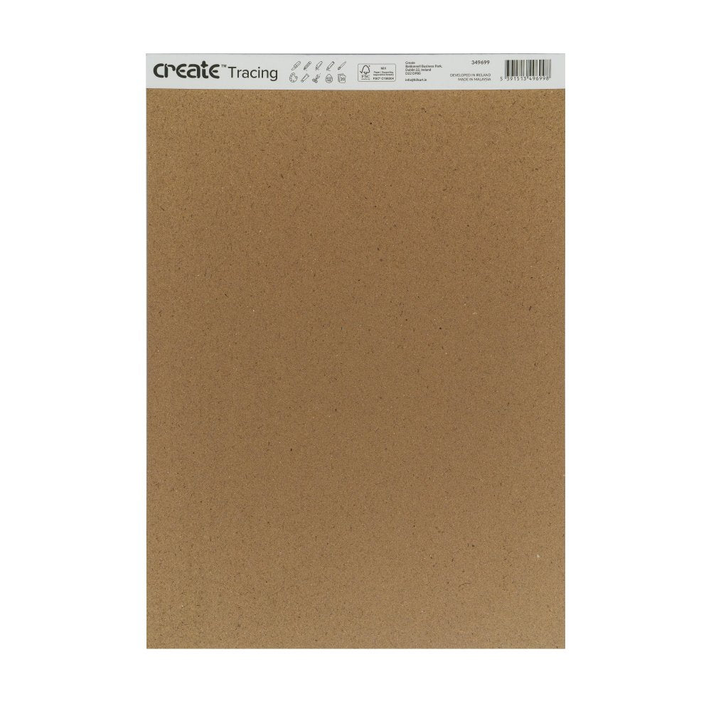 Create A3 Tracing Paper Pad - backing board