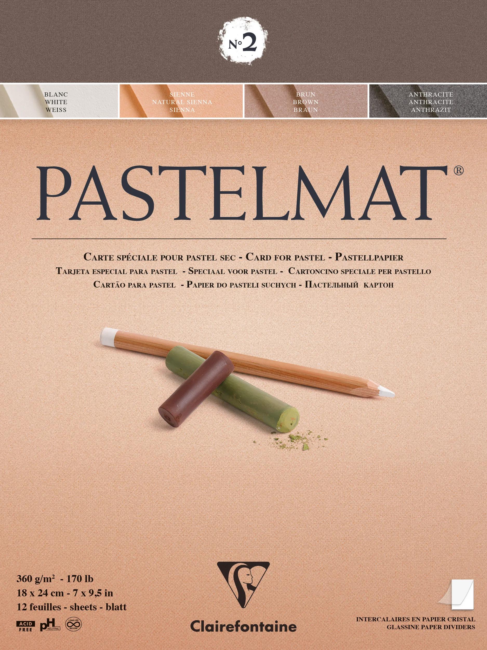 Clairefontaine Pastelmat No.2 Assorted 18x24cm
