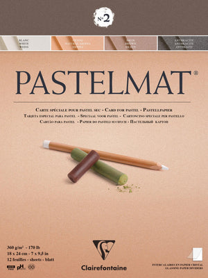 Clairefontaine Pastelmat No.2 Assorted 18x24cm