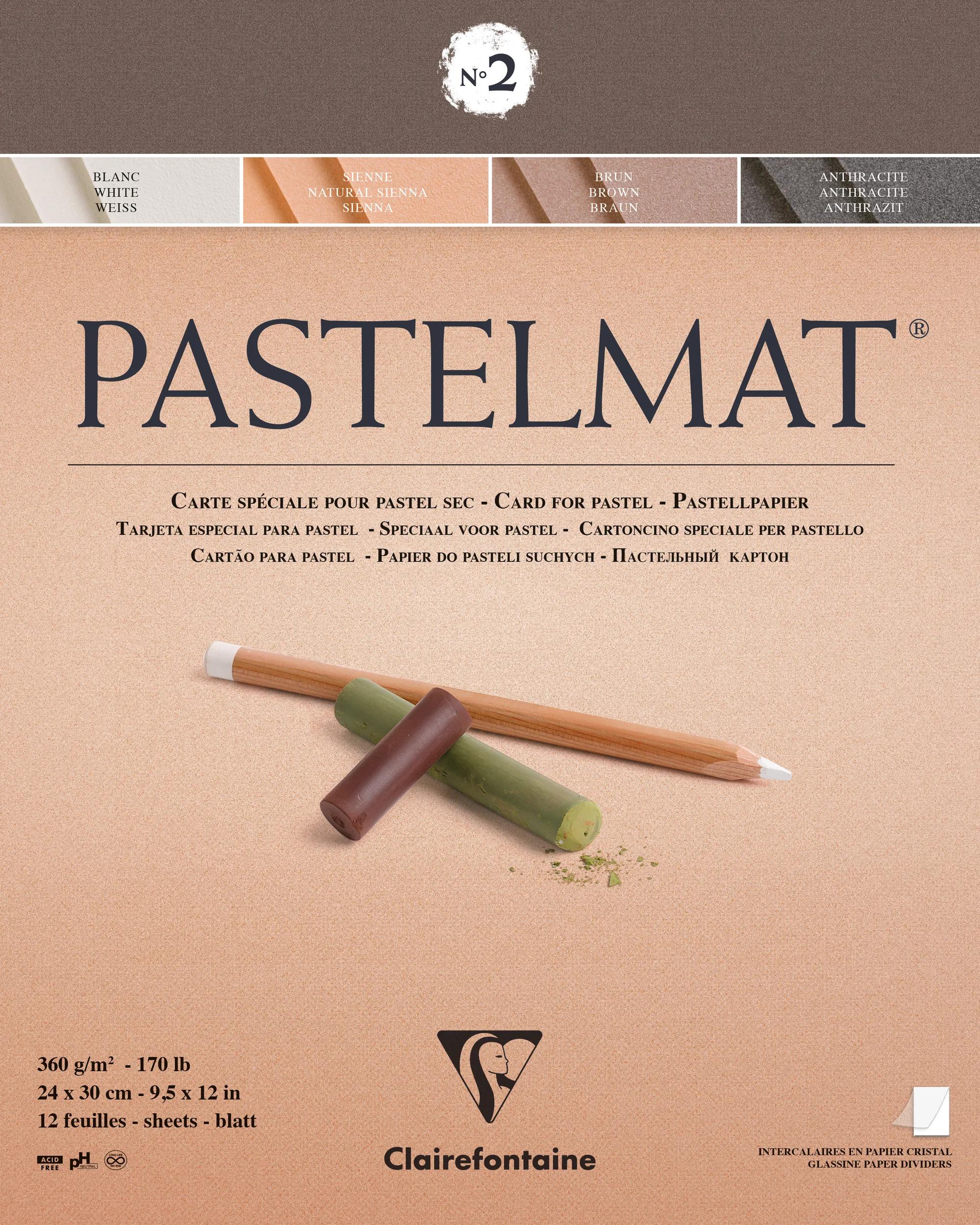Clairefontaine Pastelmat No.2 Assorted 24x30cm