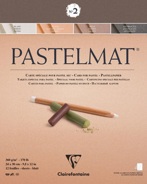Clairefontaine Pastelmat No.2 Assorted 24x30cm