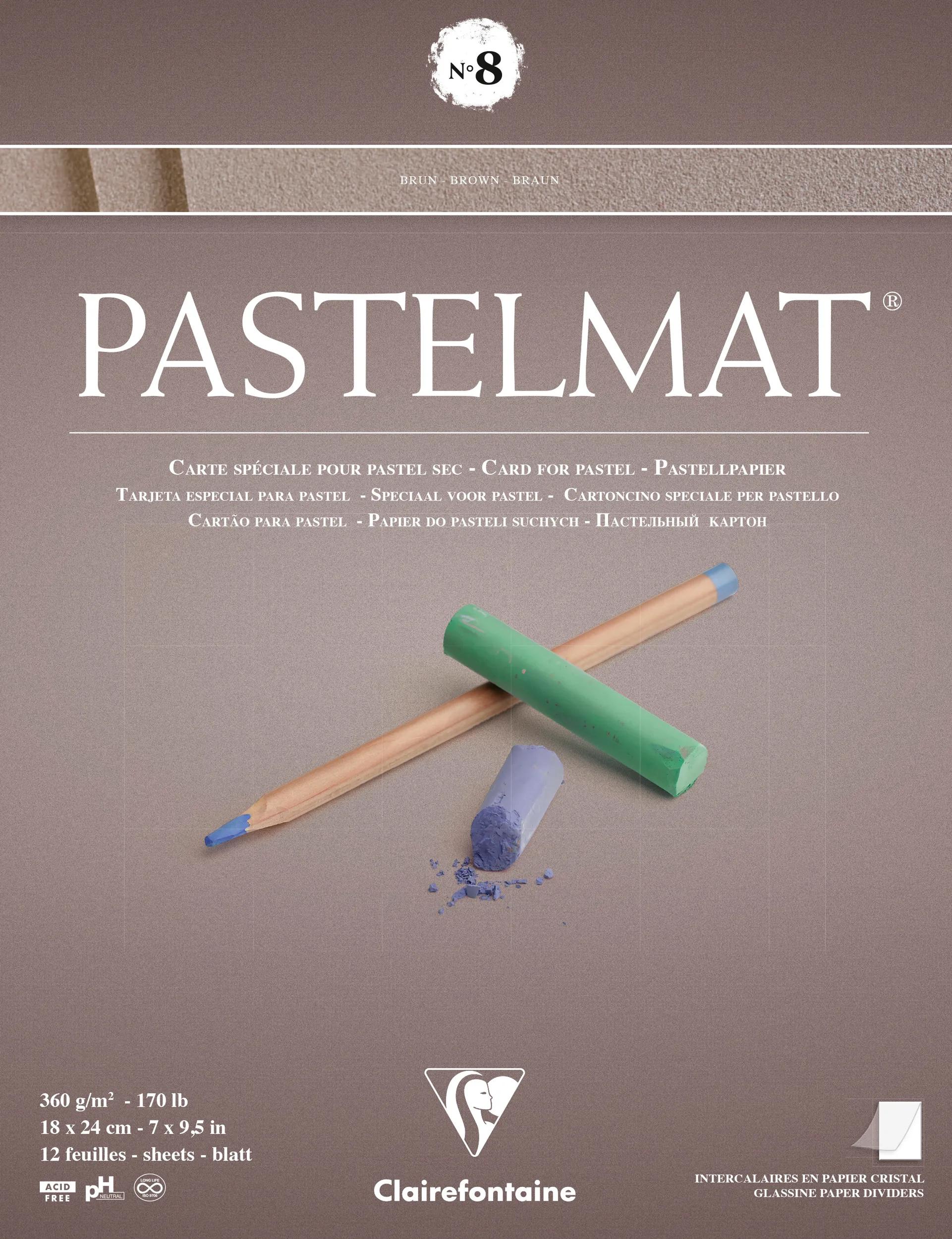 Clairefontaine Pastelmat No.8 Brown 18x24cm