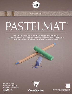 Clairefontaine Pastelmat No.8 Brown 18x24cm