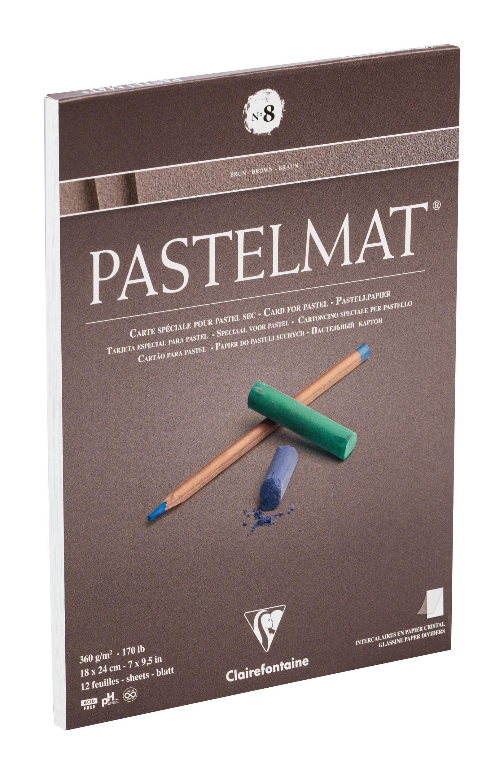 Clairefontaine Pastelmat No.8 Brown - open pad