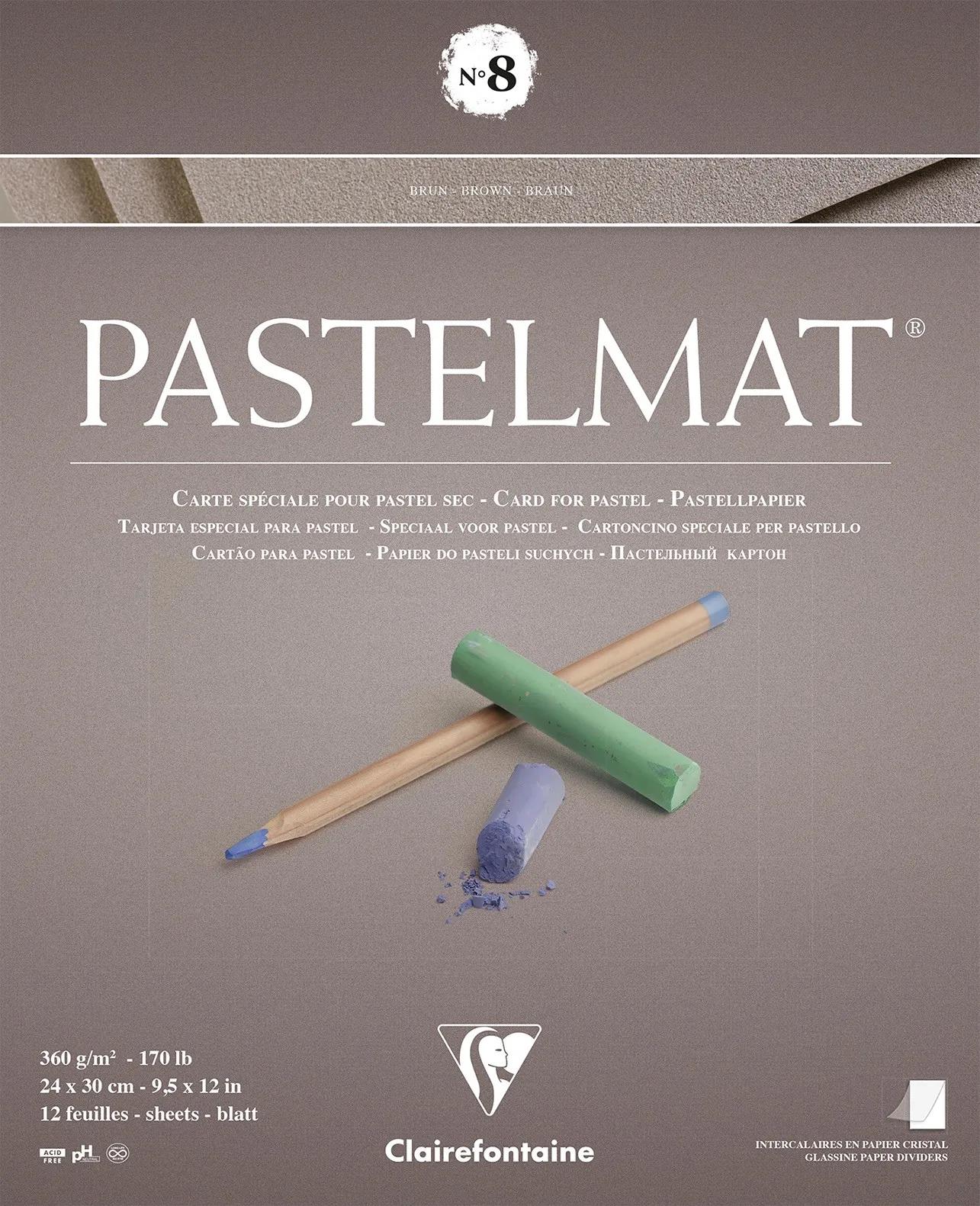 Clairefontaine Pastelmat No.8 Brown 24x30cm