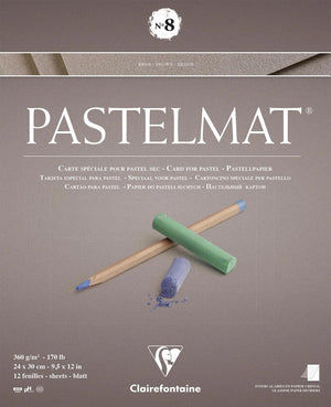 Clairefontaine Pastelmat No.8 Brown 24x30cm