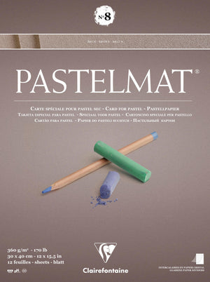 Clairefontaine Pastelmat No.8 Brown 30x40cm