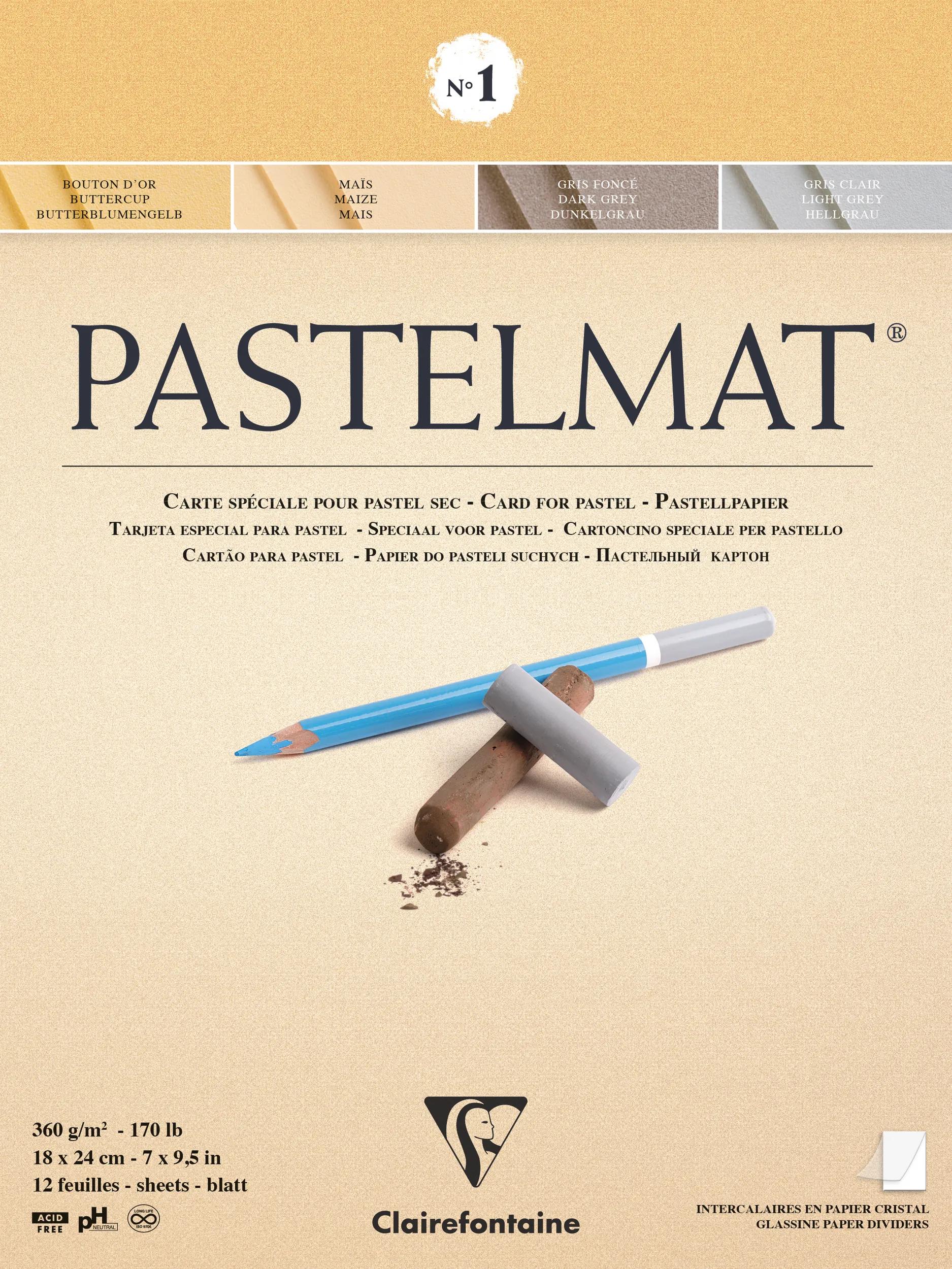 Clairefontaine Pastelmat No.1 Assorted 18x24cm