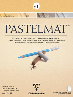 Clairefontaine Pastelmat No.1 Assorted 18x24cm