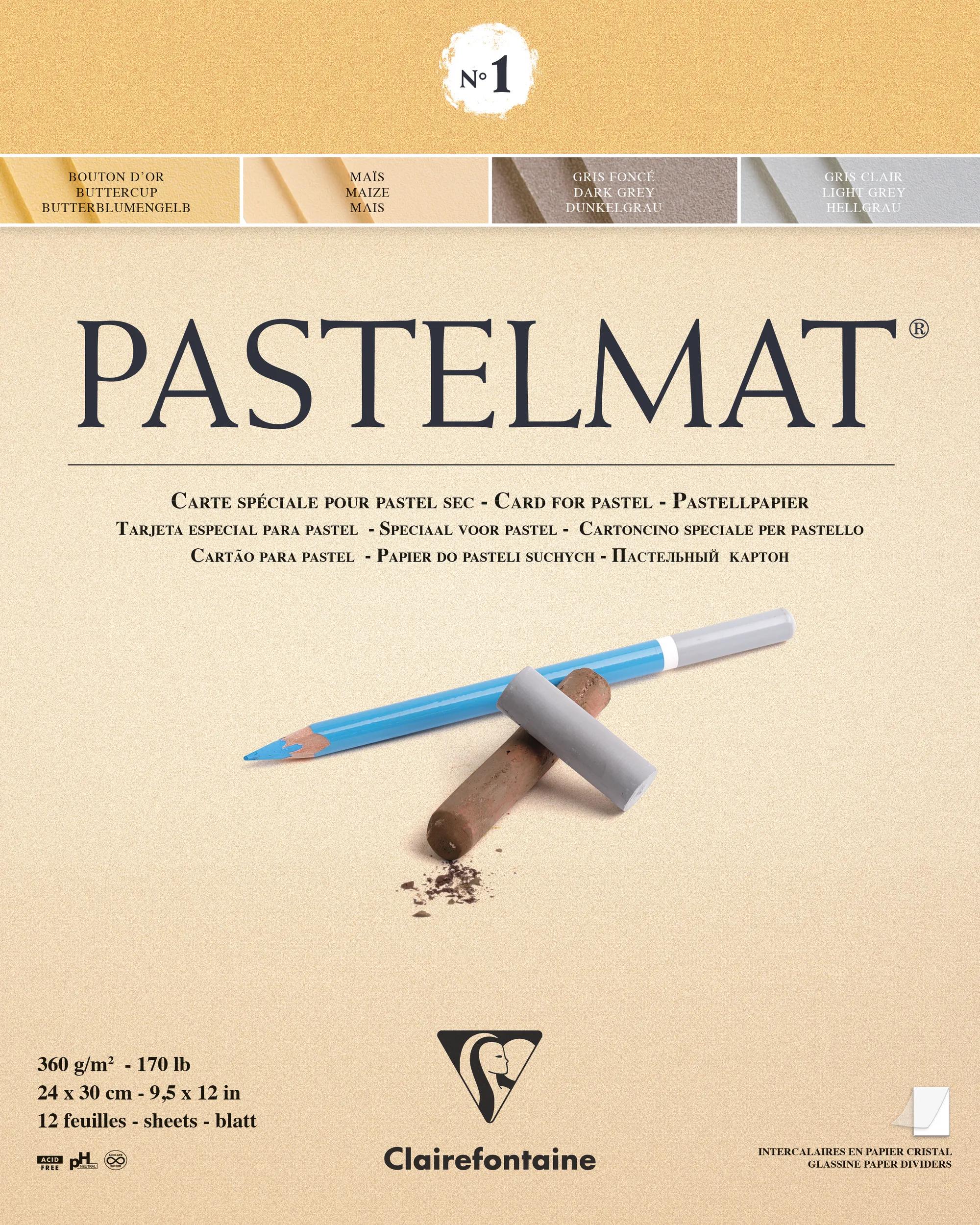 Clairefontaine Pastelmat No.1 Assorted 24x30cm