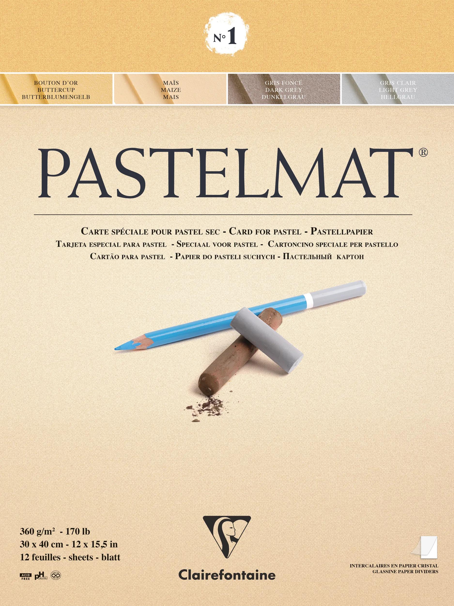 Clairefontaine Pastelmat No.1 Assorted 30x40cm