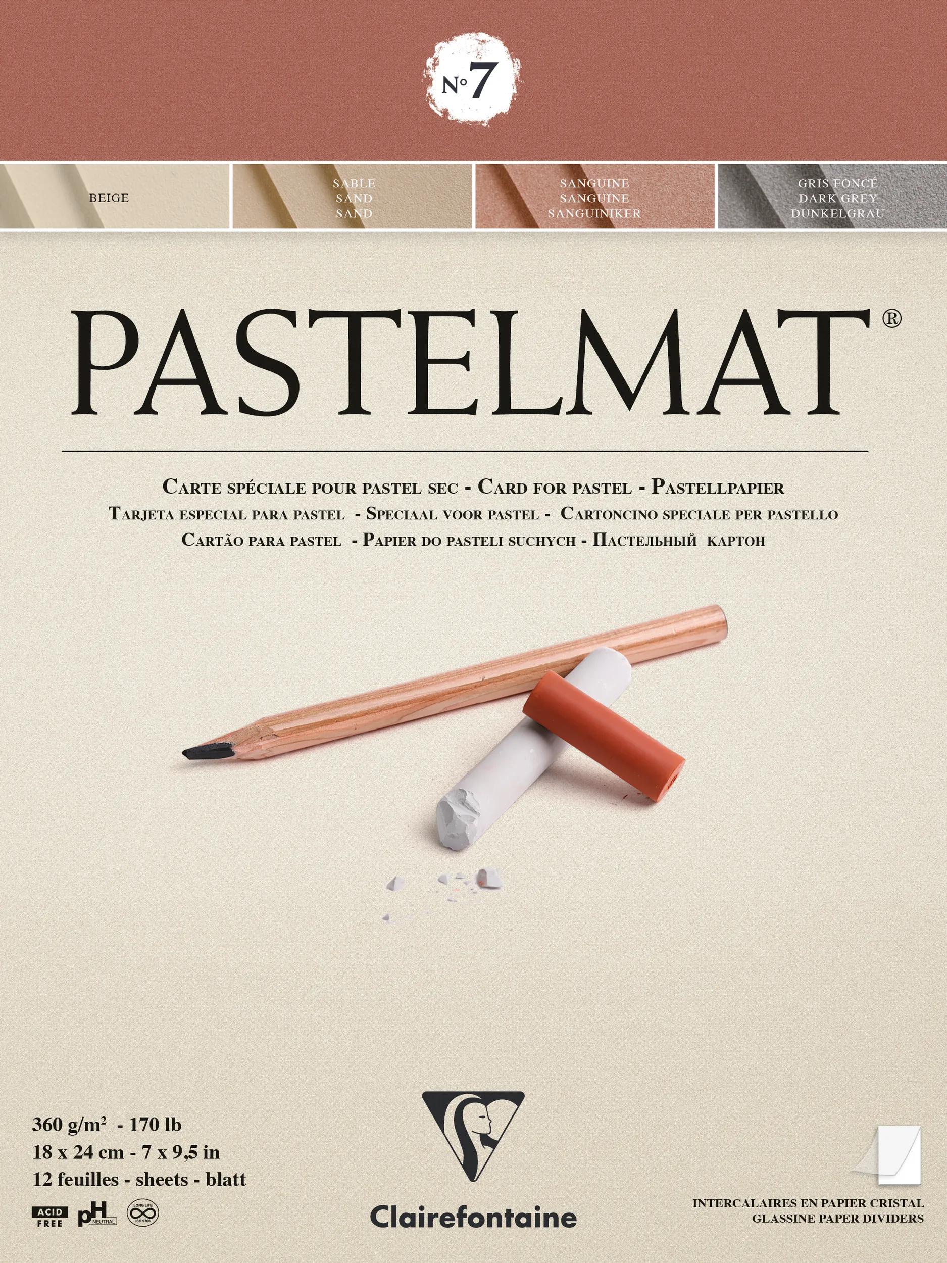 Clairefontaine Pastelmat No.7 Assorted pad - cover