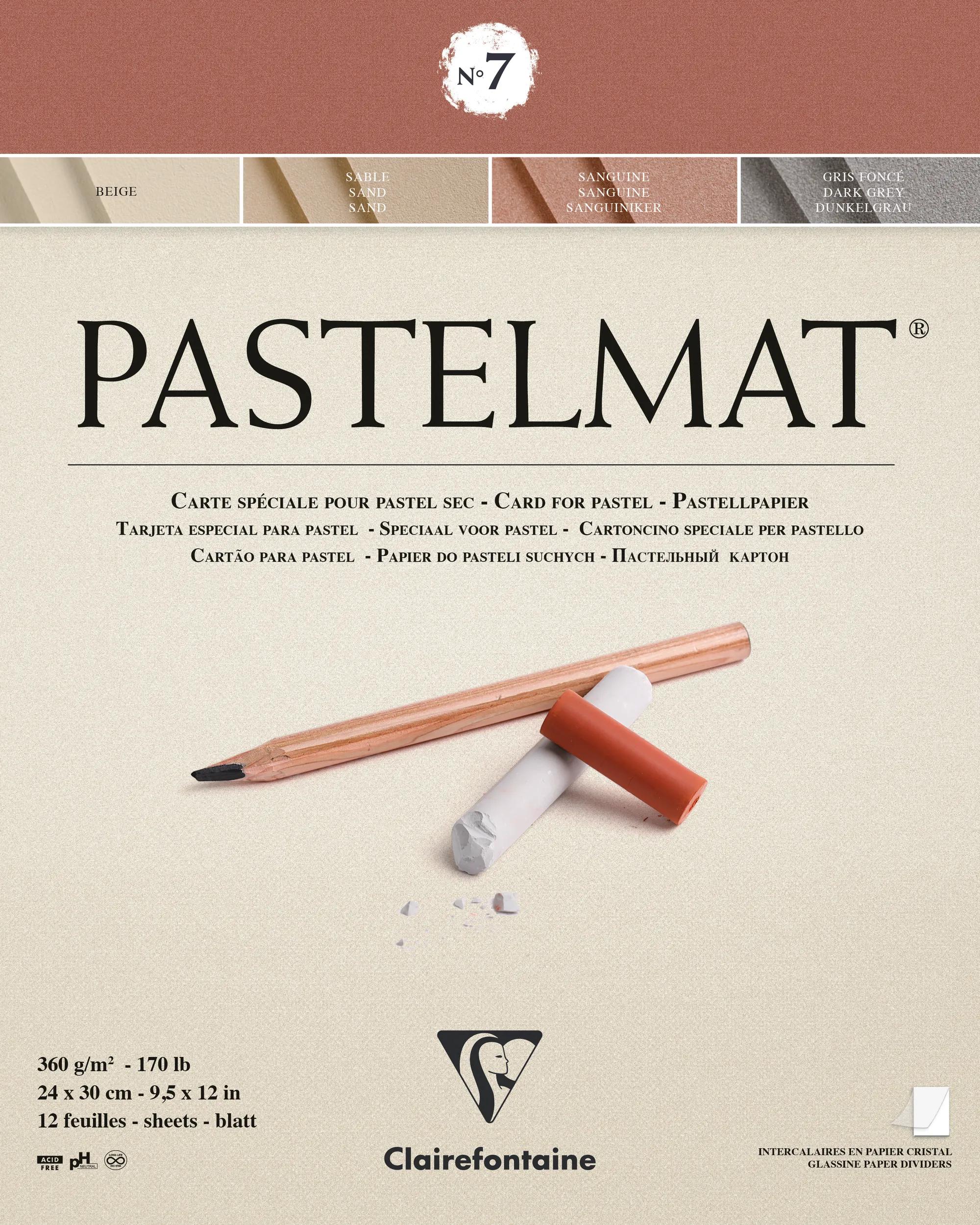 Clairefontaine Pastelmat No.7 Assorted 24x30cm