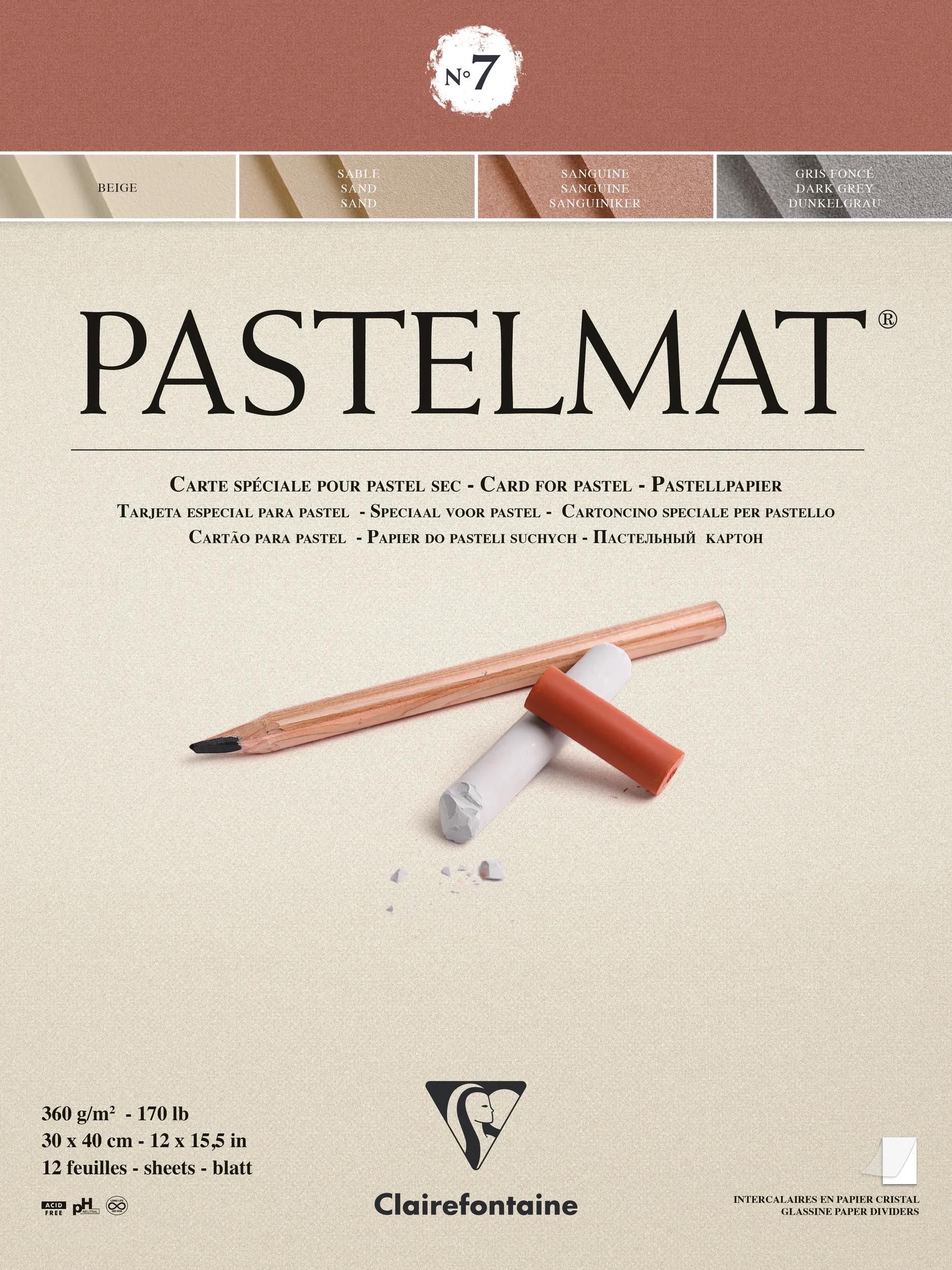 Clairefontaine Pastelmat No.7 Assorted 30x40cm