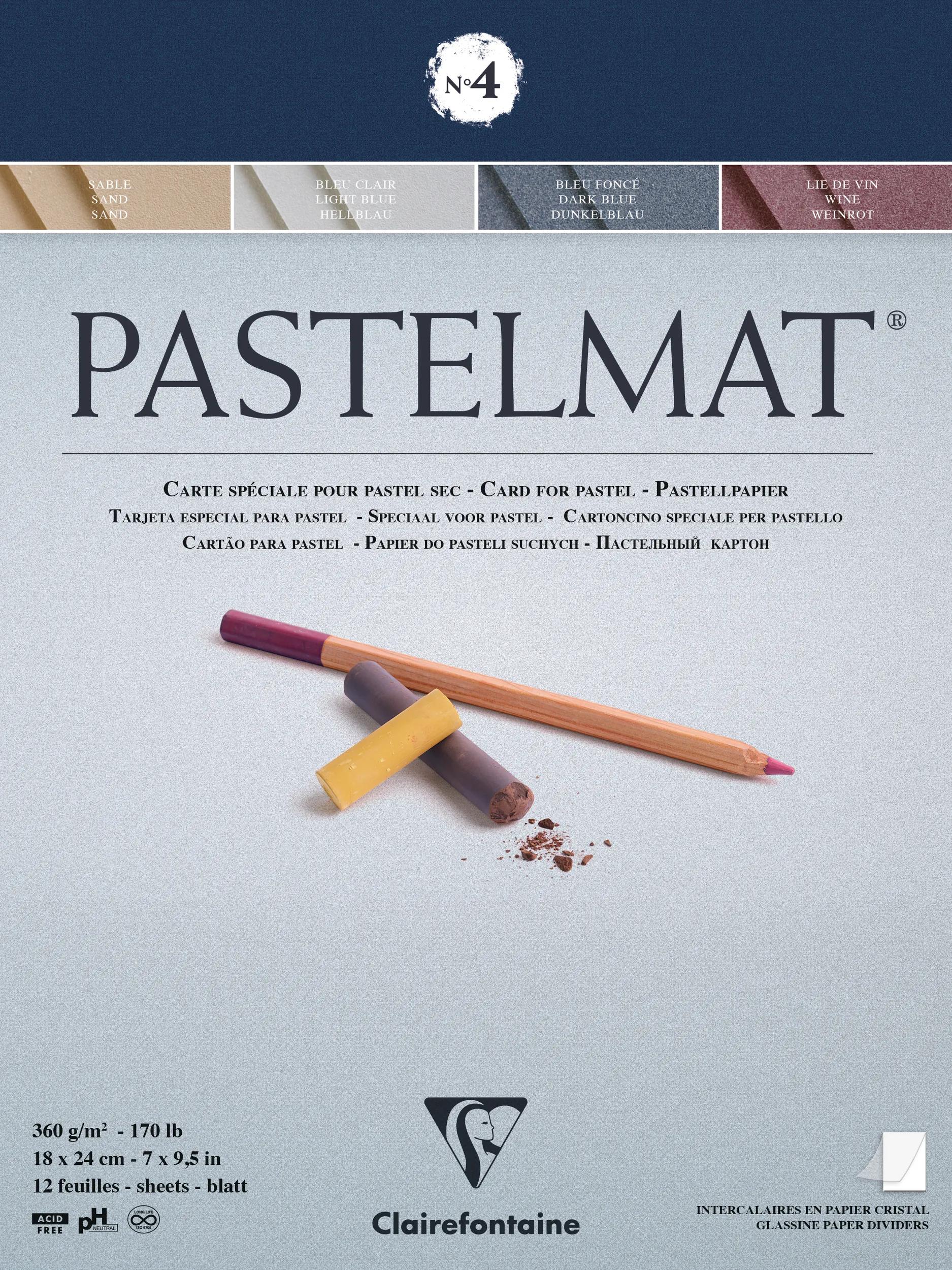 Clairefontaine Pastelmat No.4 Assorted 18x24cm