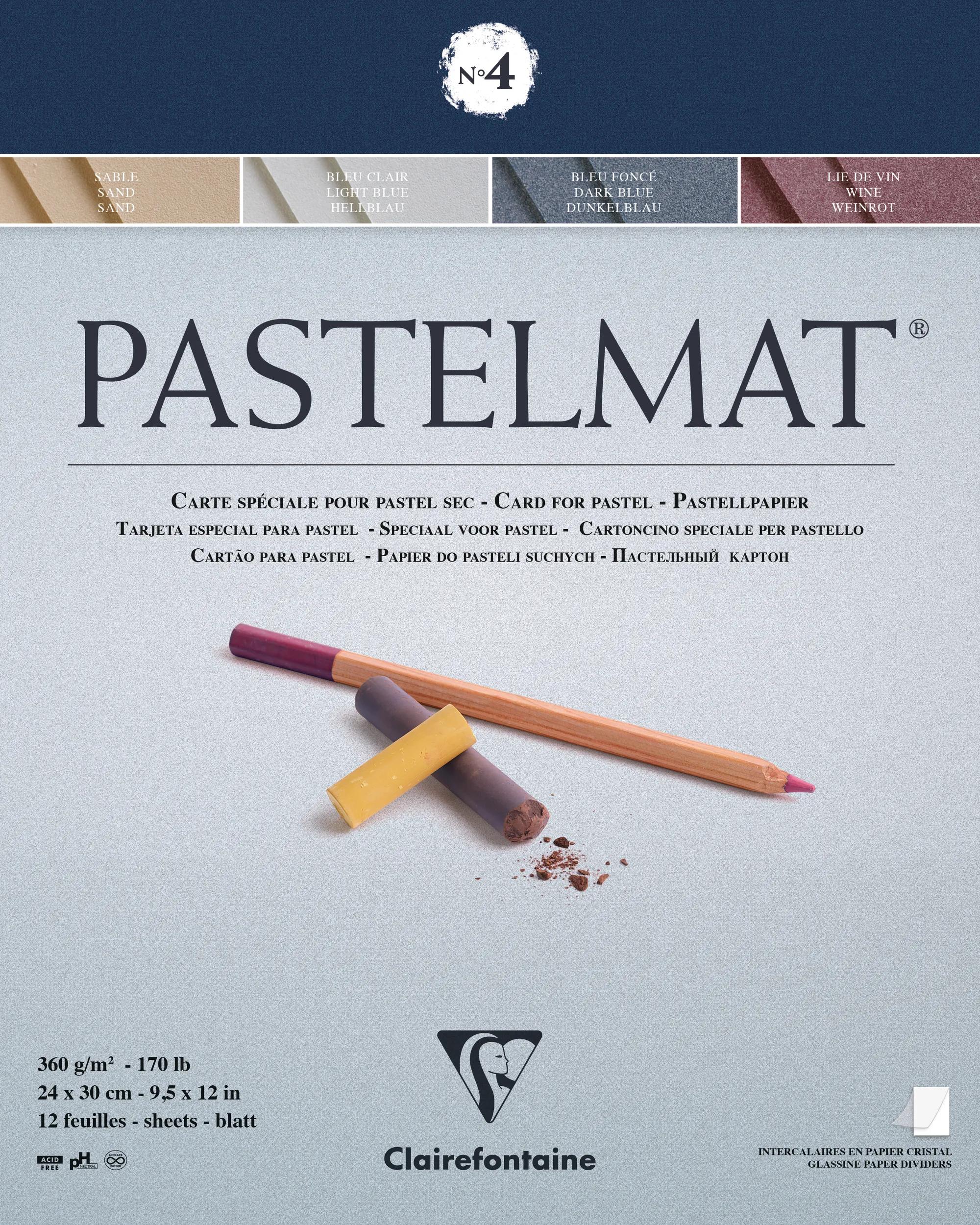 Clairefontaine Pastelmat No.4 Assorted 24x30cm