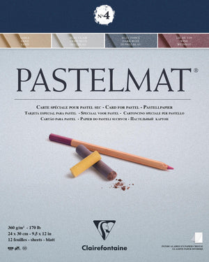 Clairefontaine Pastelmat No.4 Assorted 24x30cm