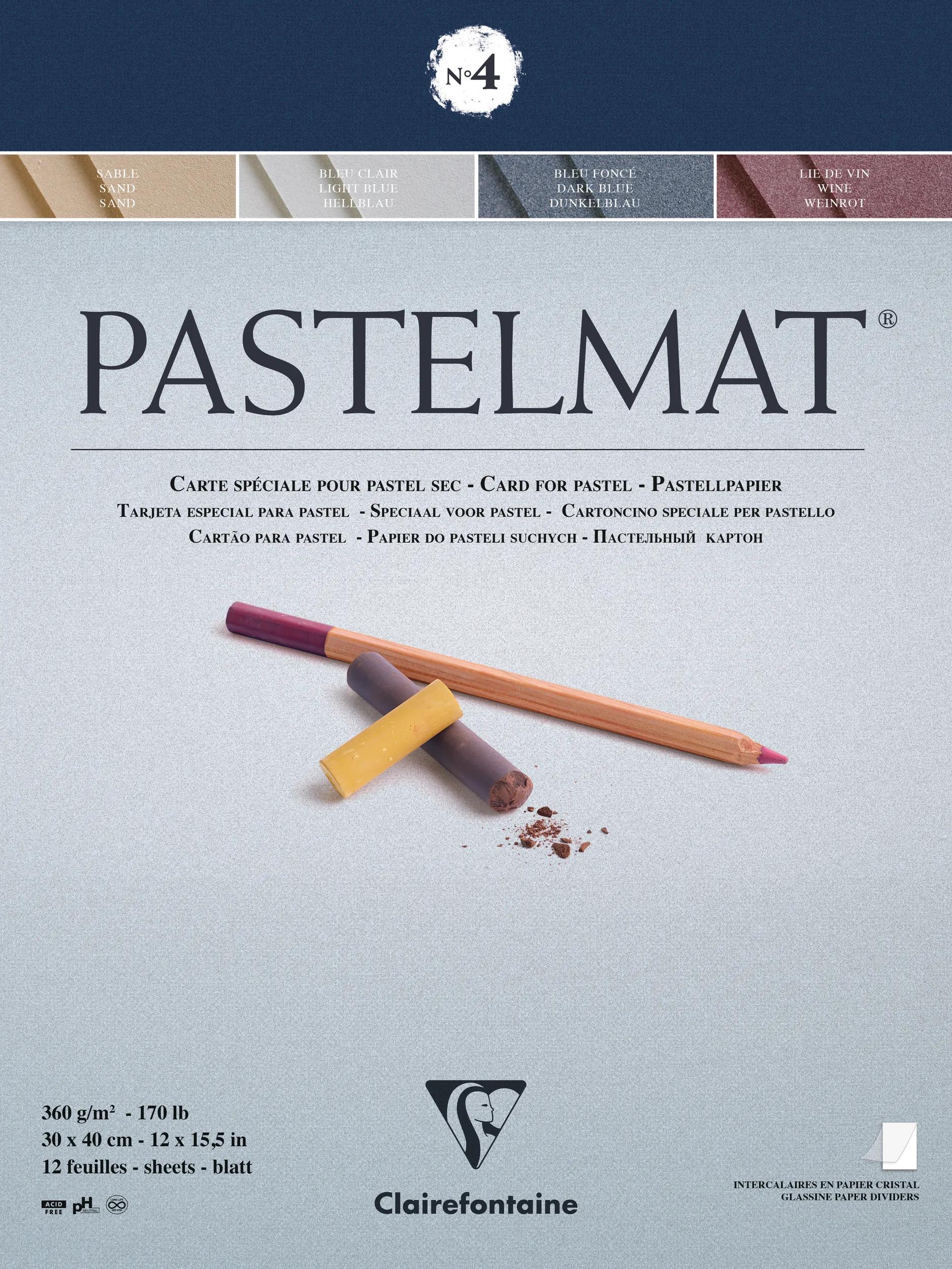 Clairefontaine Pastelmat No.4 Assorted 30x40cm