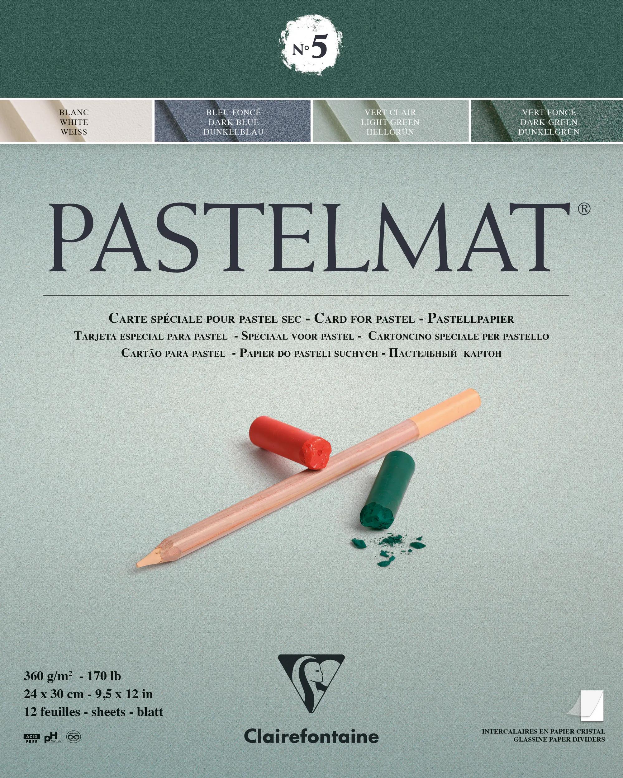 Clairefontaine Pastelmat No.5 Assorted 24x30cm