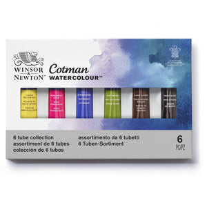 Winsor & Newton Cotman Watercolours 6 Tube Set