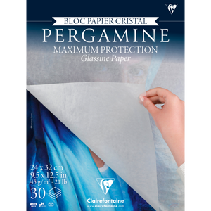 Clairefontaine Glassine Paper - Glued Pad