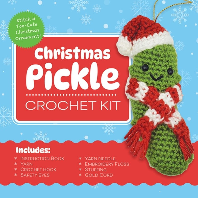 Christmas Pickle Crochet Kit box