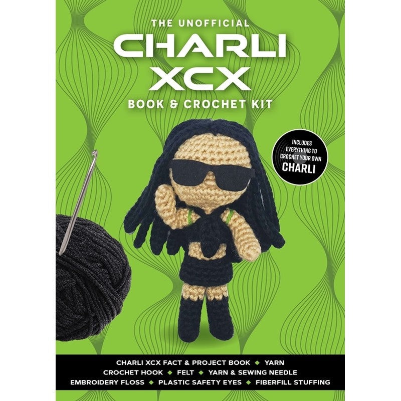 Unofficial Charli XCX Book and Crochet Kit box