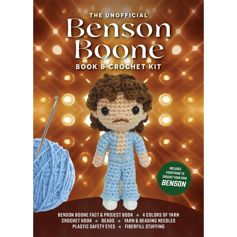 Unofficial Benson Boone Book and Crochet Kit box