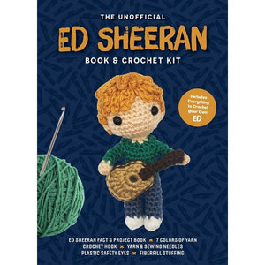 Unofficial Ed Sheeran Book and Crochet Kit box