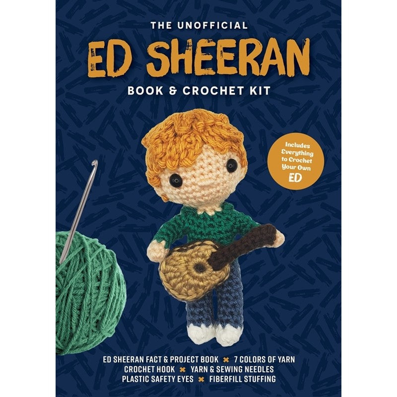 Unofficial Ed Sheeran Book and Crochet Kit box