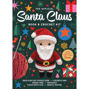The Official Santa Claus Book and Crochet Kit box