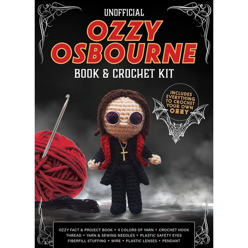 Unofficial Ozzy Osbourne Book and Crochet Kit box