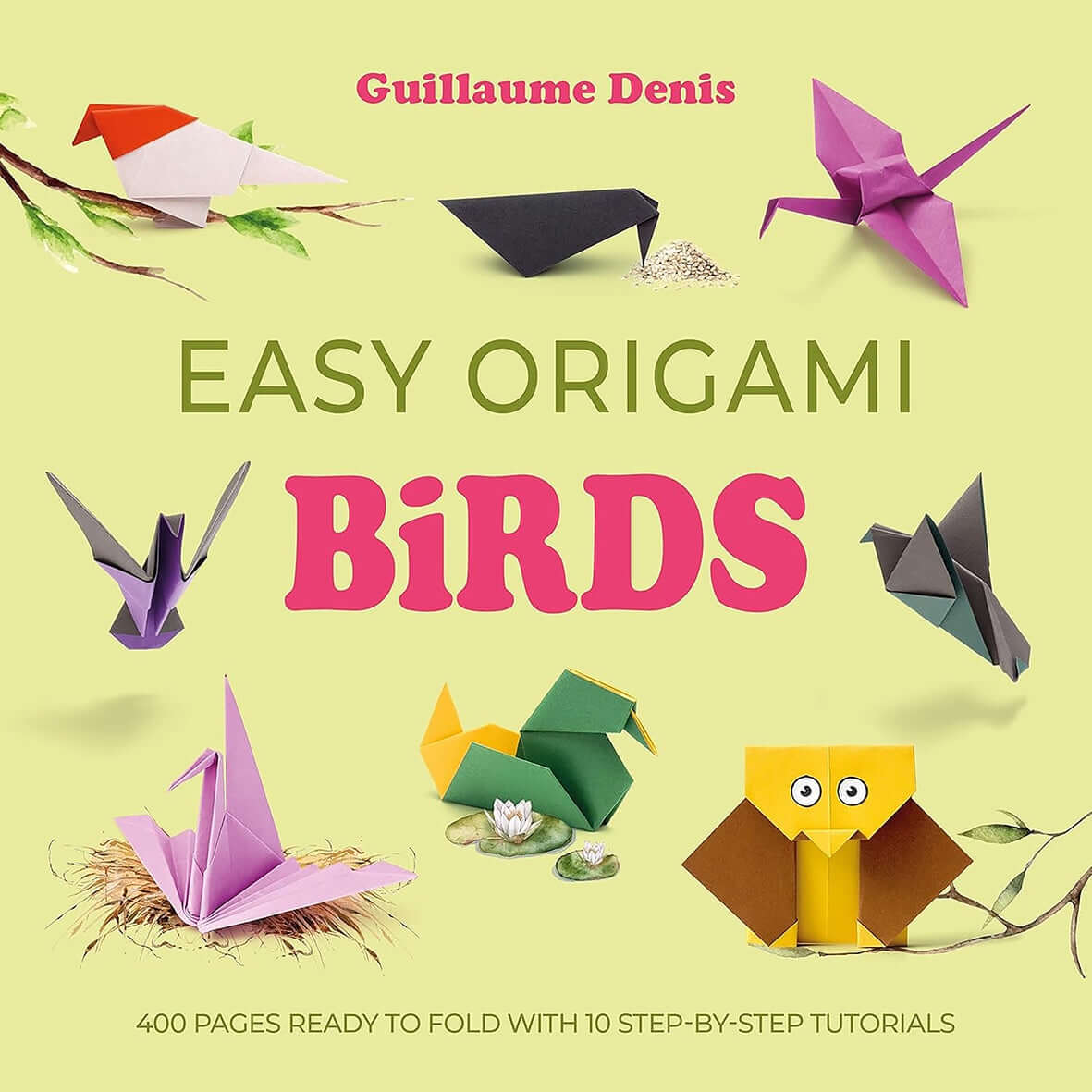 Easy Origami Birds by Guillaume Denis