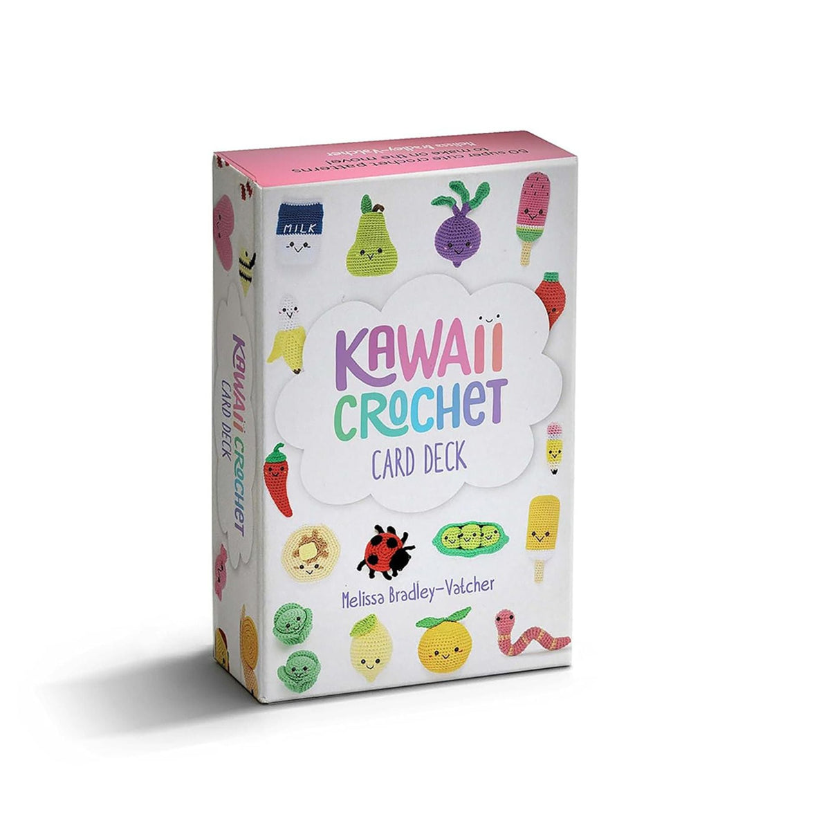 Kawaii Crochet Card Deck box, 50 amigurumi pattern cards