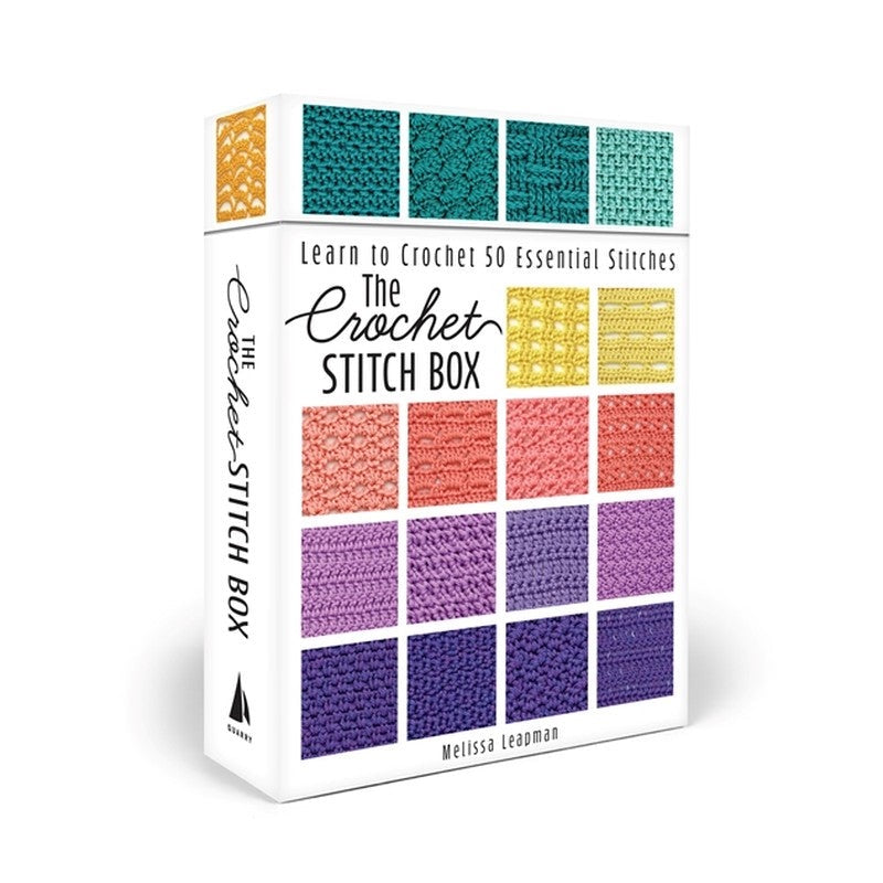 The Crochet Stitch Box, deck of 50 crochet stitch cards