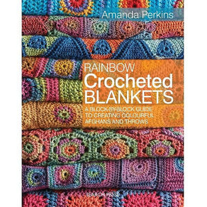 Rainbow Crocheted Blankets book cover, Search Press