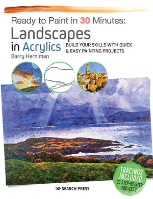Search Press Landscapes in Acrylics