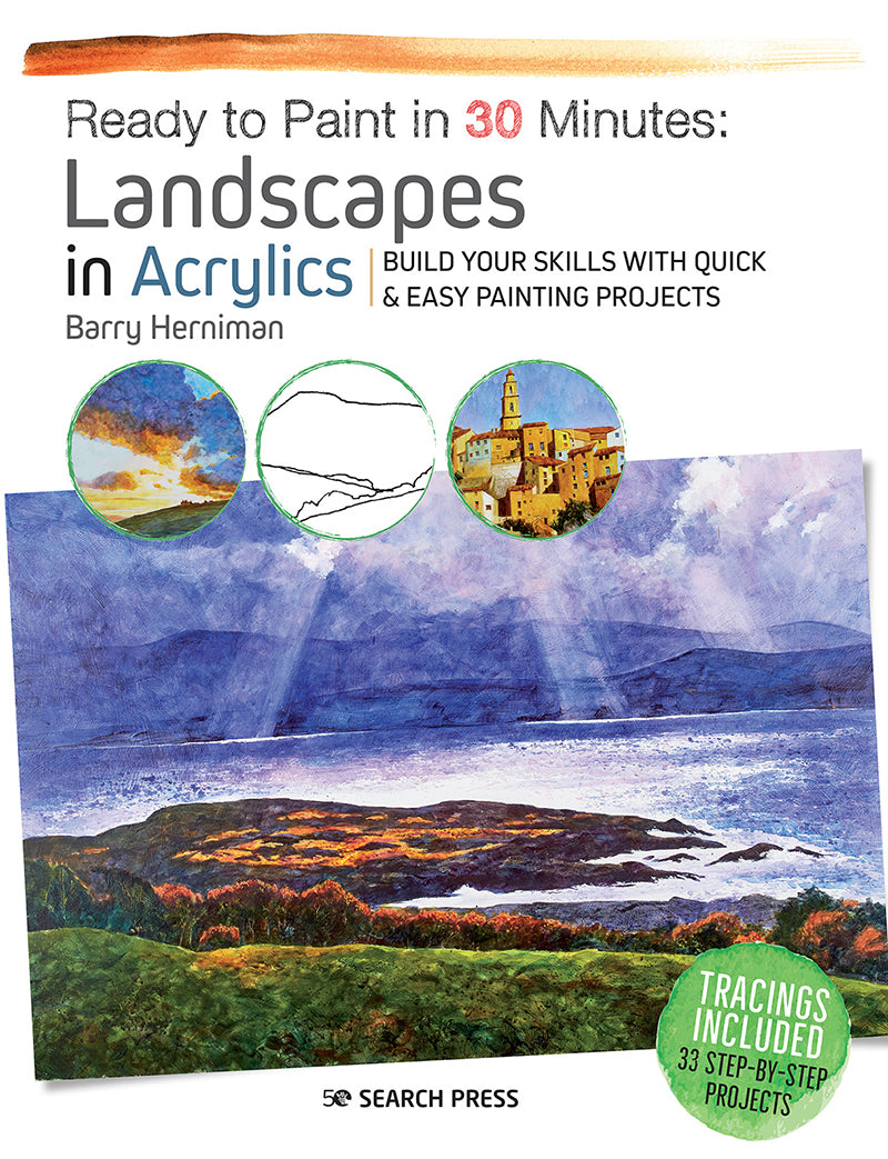 Search Press Landscapes in Acrylics
