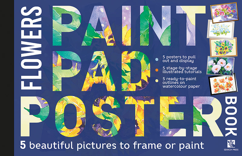 Search Press Flowers Paint Pad