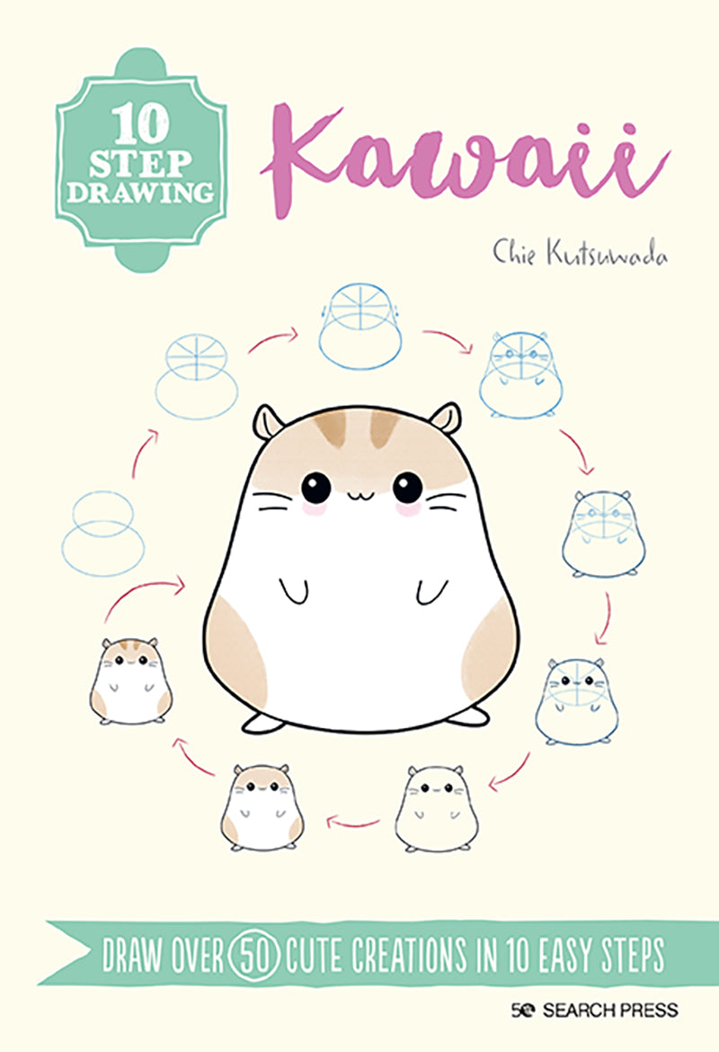 Search Press Kawaii 10 Step Drawing