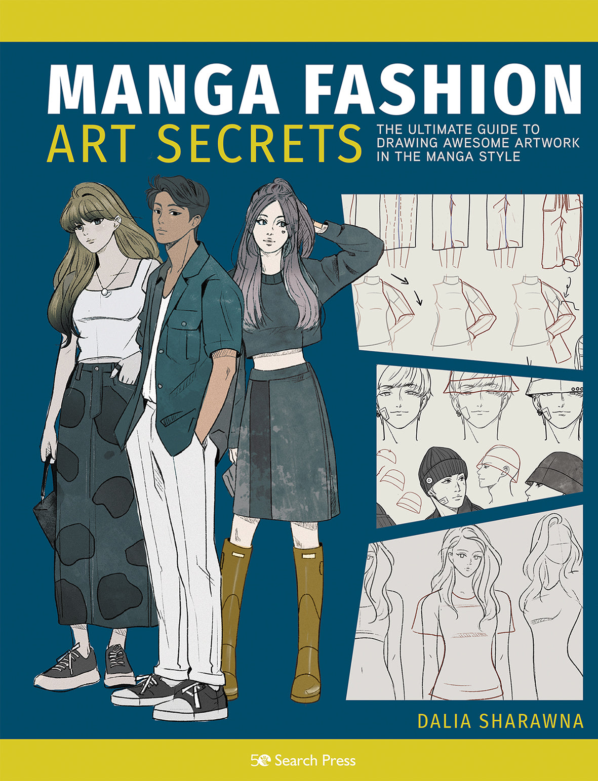 Search Press Manga Fashion Secrets by Dalia Sharawna