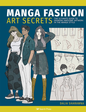 Search Press Manga Fashion Secrets by Dalia Sharawna