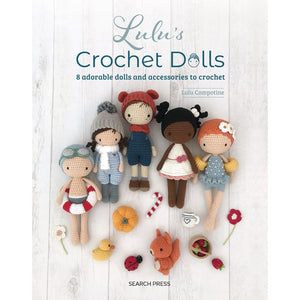 Lulu's Crochet Dolls book cover, Search Press