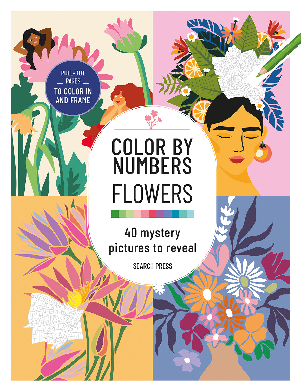 Color by Numbers: Flowers