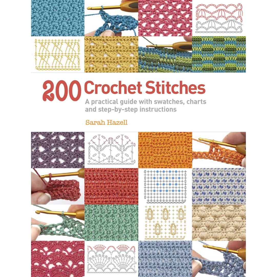 200 Crochet Stitches book cover, Search Press