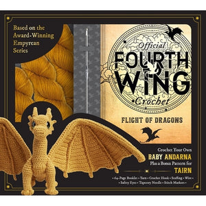 Official Fourth Wing Crochet: Flight of Dragons kit box