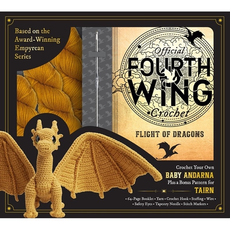 Official Fourth Wing Crochet: Flight of Dragons kit box