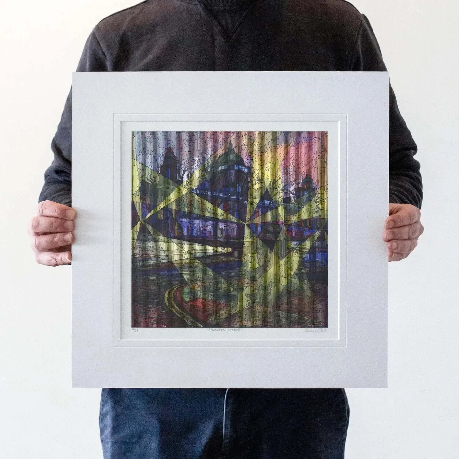 A Warped View of Belfast – mounted print